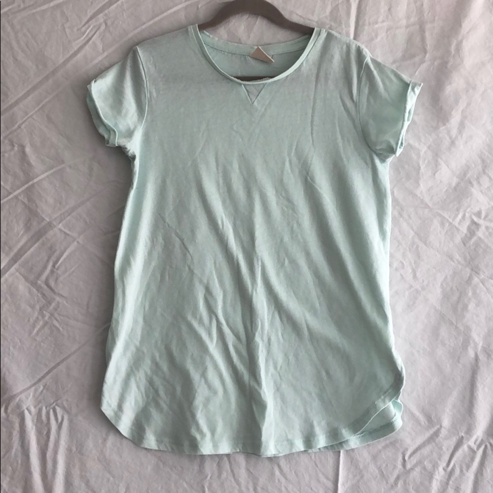 Zara girls cotton tunic in light blue